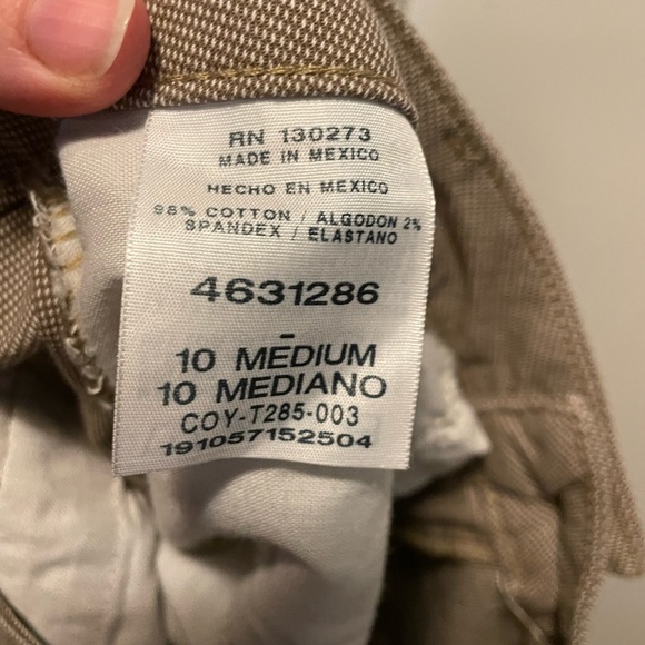 Lee Women’s Pants Straight Leg Mid Rise Relaxed Fit Size 10 Medium - Picture 6 of 9